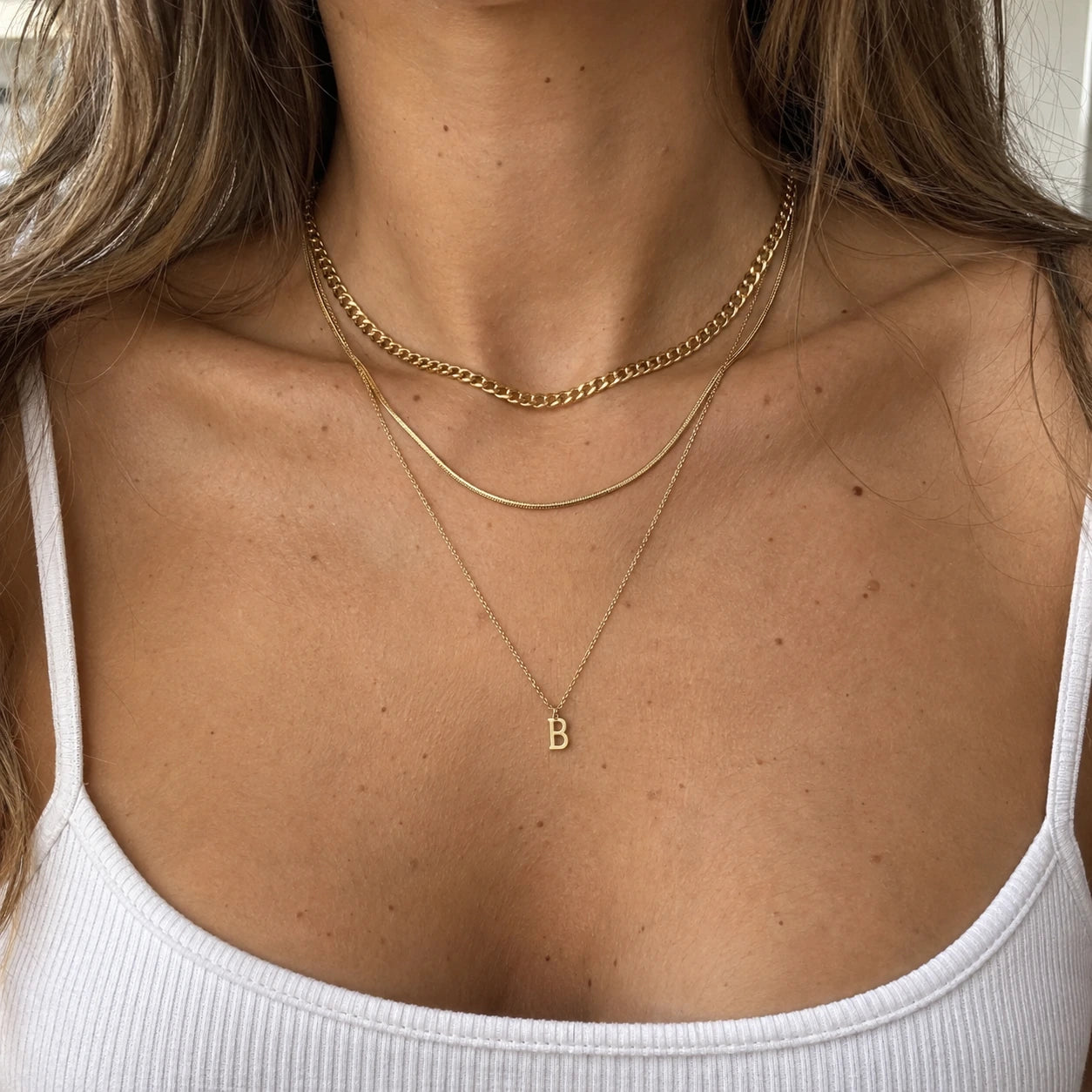 Gold Qeyana necklaces