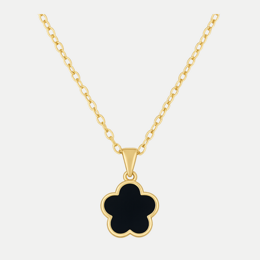 Clover Necklace (Black)