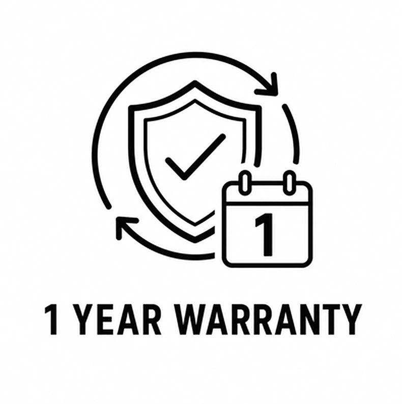 1 Year Warranty